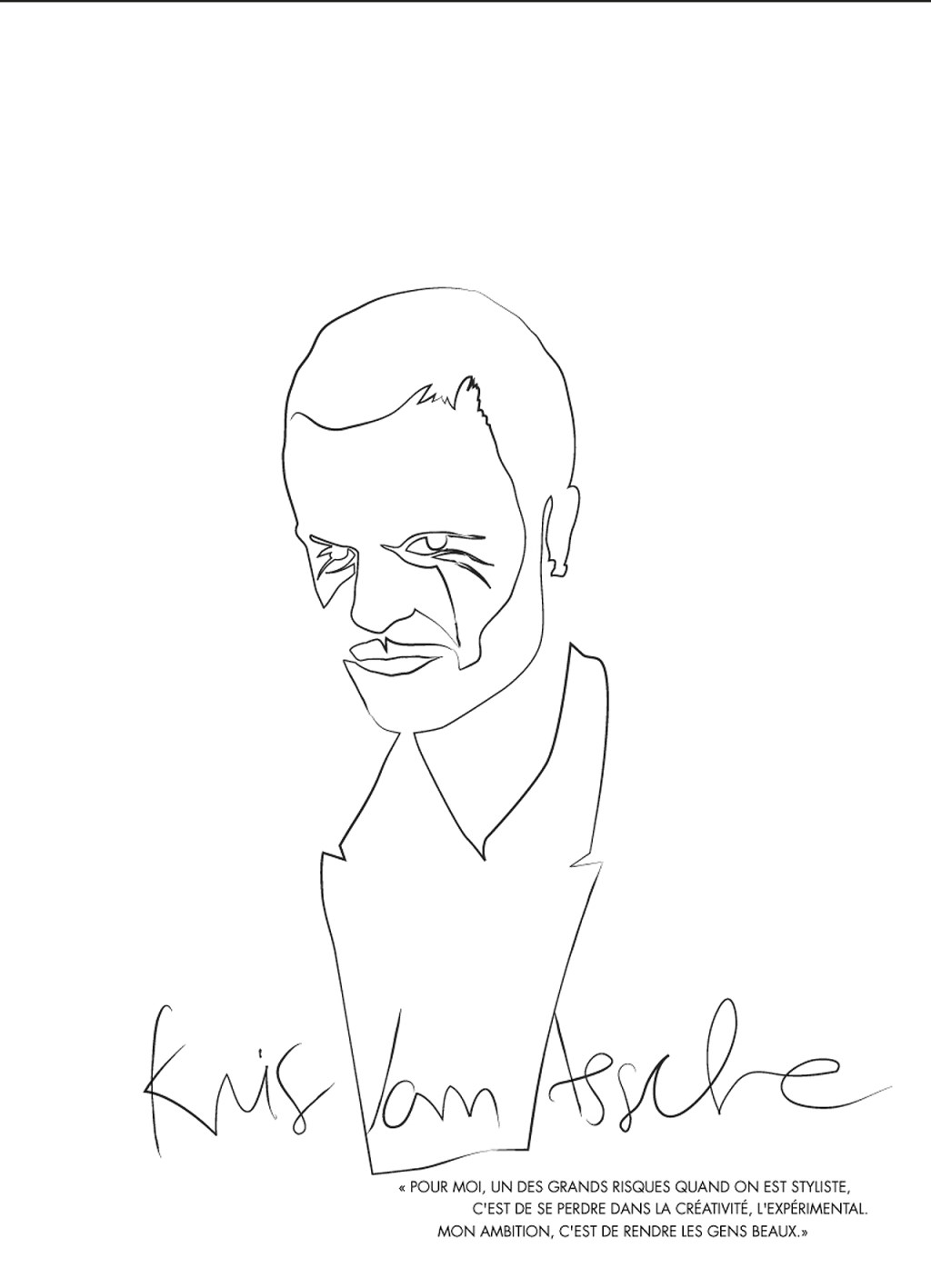 Portrait à  la mode | Kris van&nbsp;Assche