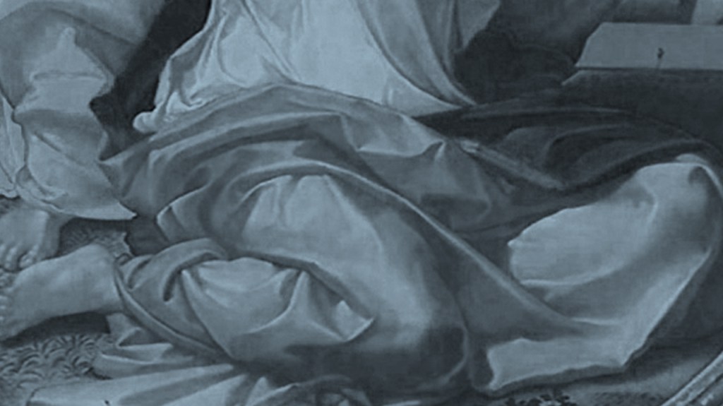 Les étoffes chez Le Titien, Michel-Ange et Raphaël