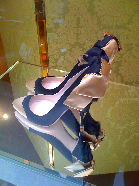 des escarpins comme rafistolés