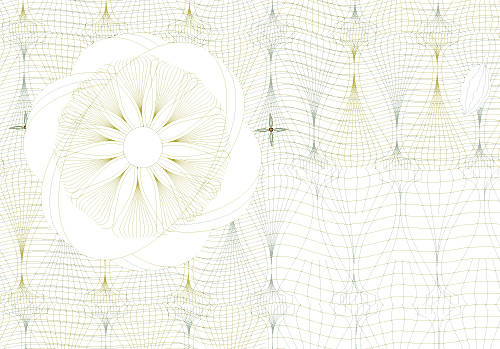 guilloche, graphisme de sécurité