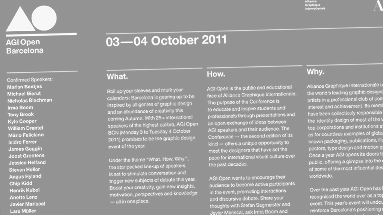 AGI Barcelona 2011