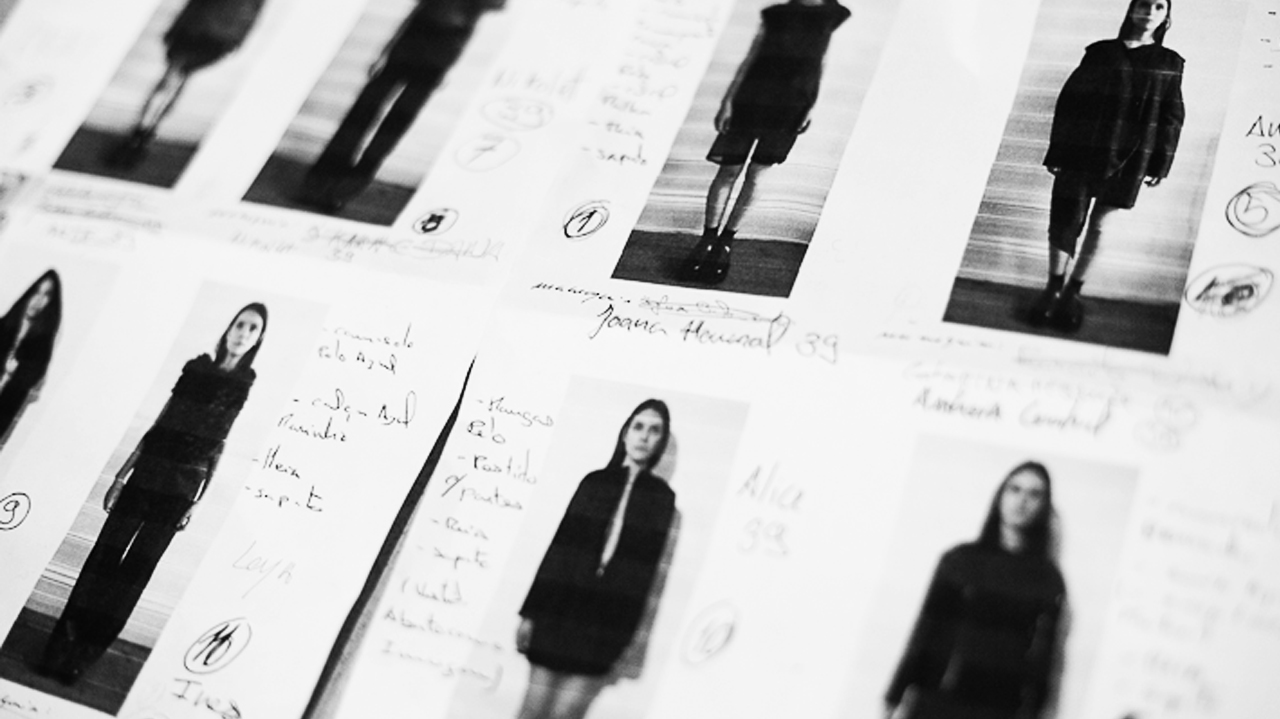 Backstage at Daniela Barros during Porto fashion week