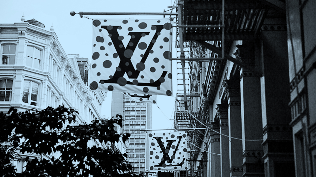 Louis Vuitton popup store in SoHo
