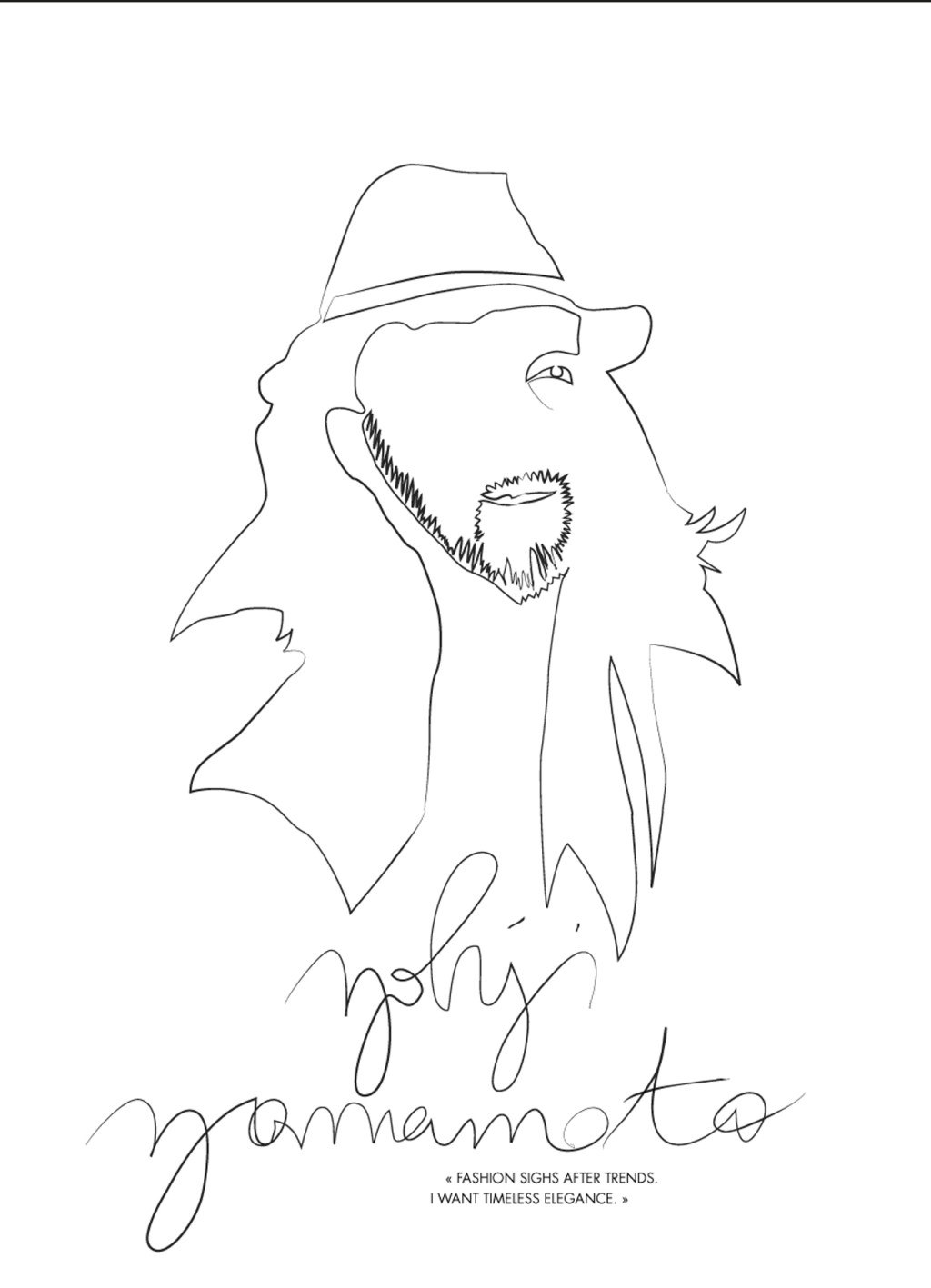 Portrait à la mode | Yohji&nbsp;Yamamoto