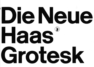 Helvetica, la petite robe noire de la typo
