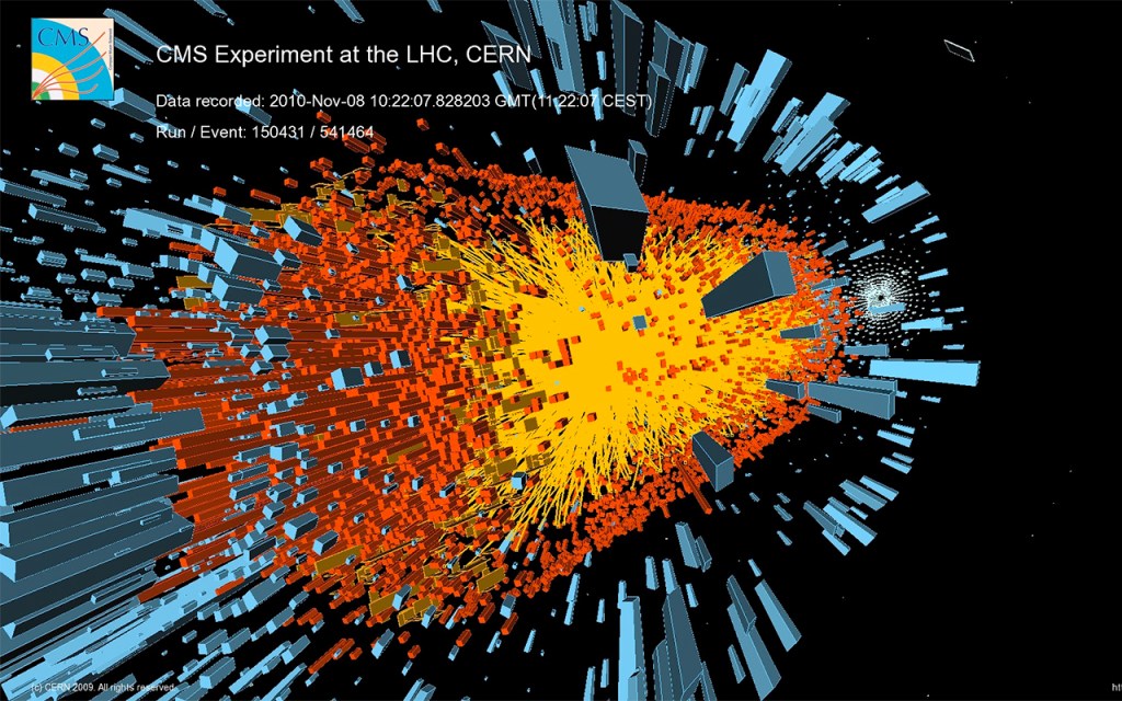 Collision de particules élémentaires