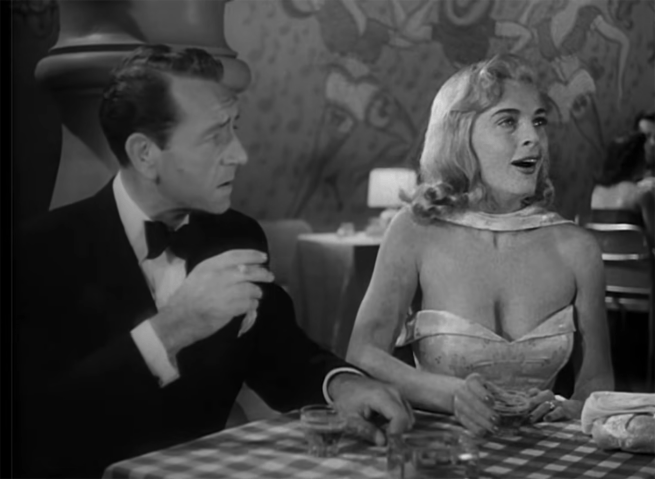 Stolen Face, 1952. At the jazz club.