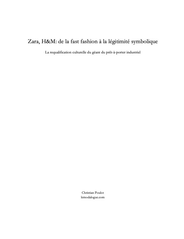 Zara, H&M: de la fast fashion à la légitimité symbolique